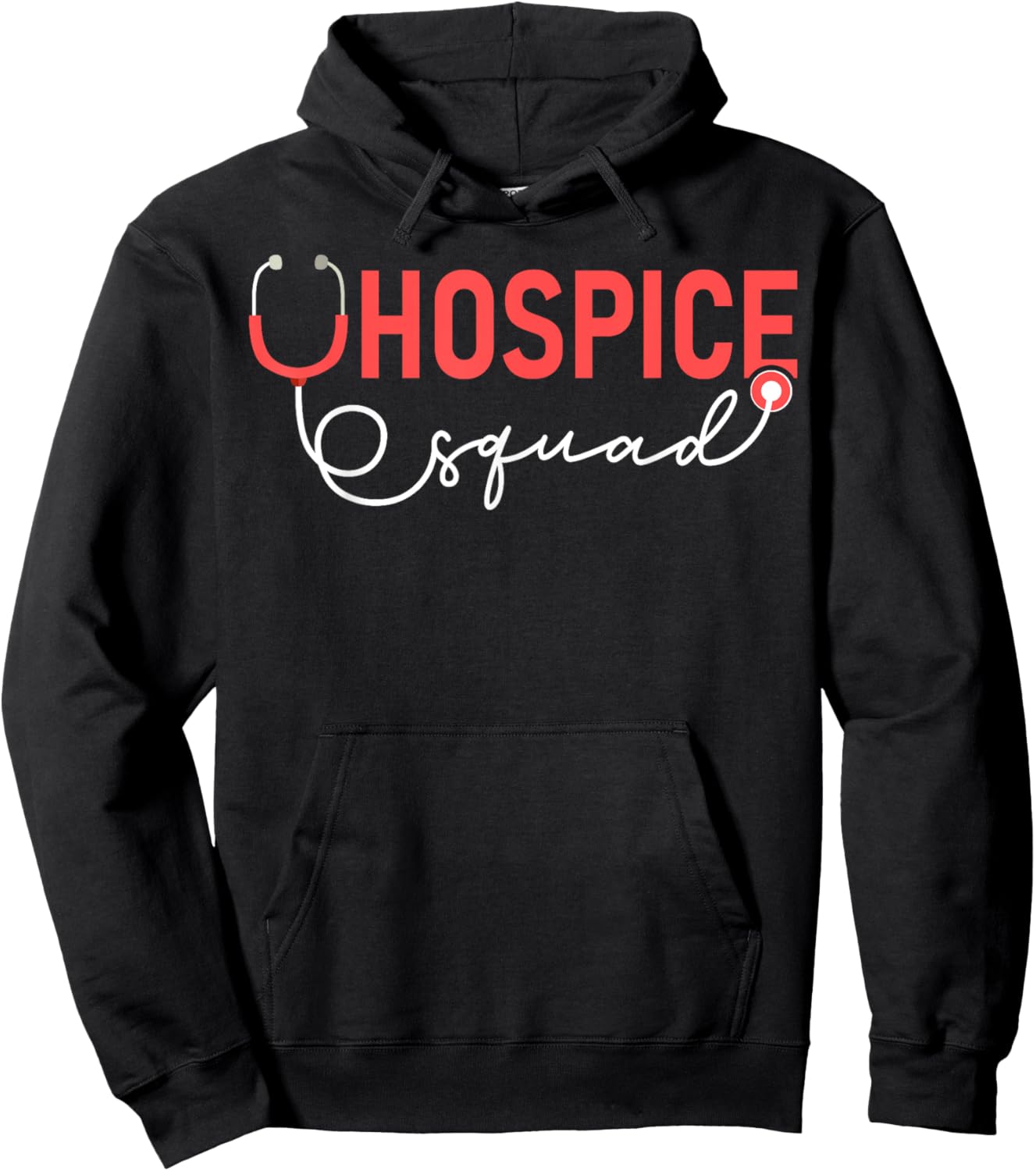 Hospice Squad Hospice Nurse Aide Hoodie - Hoodie | Black