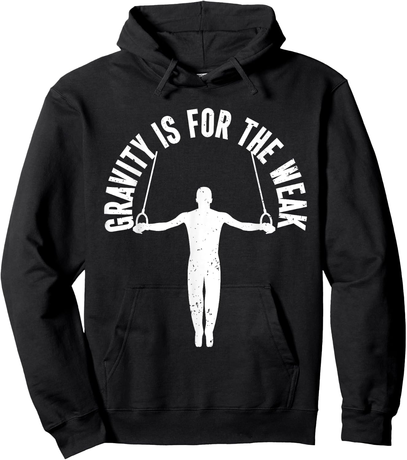 Funny Gymnastics Gifts For Boys Men -Kids -Adults Gymnastics Shirt Black Small Modern Classic Gymnastics Lover Letter Print Round Collar Short Sleeve Hoodie - Hoodie | Black