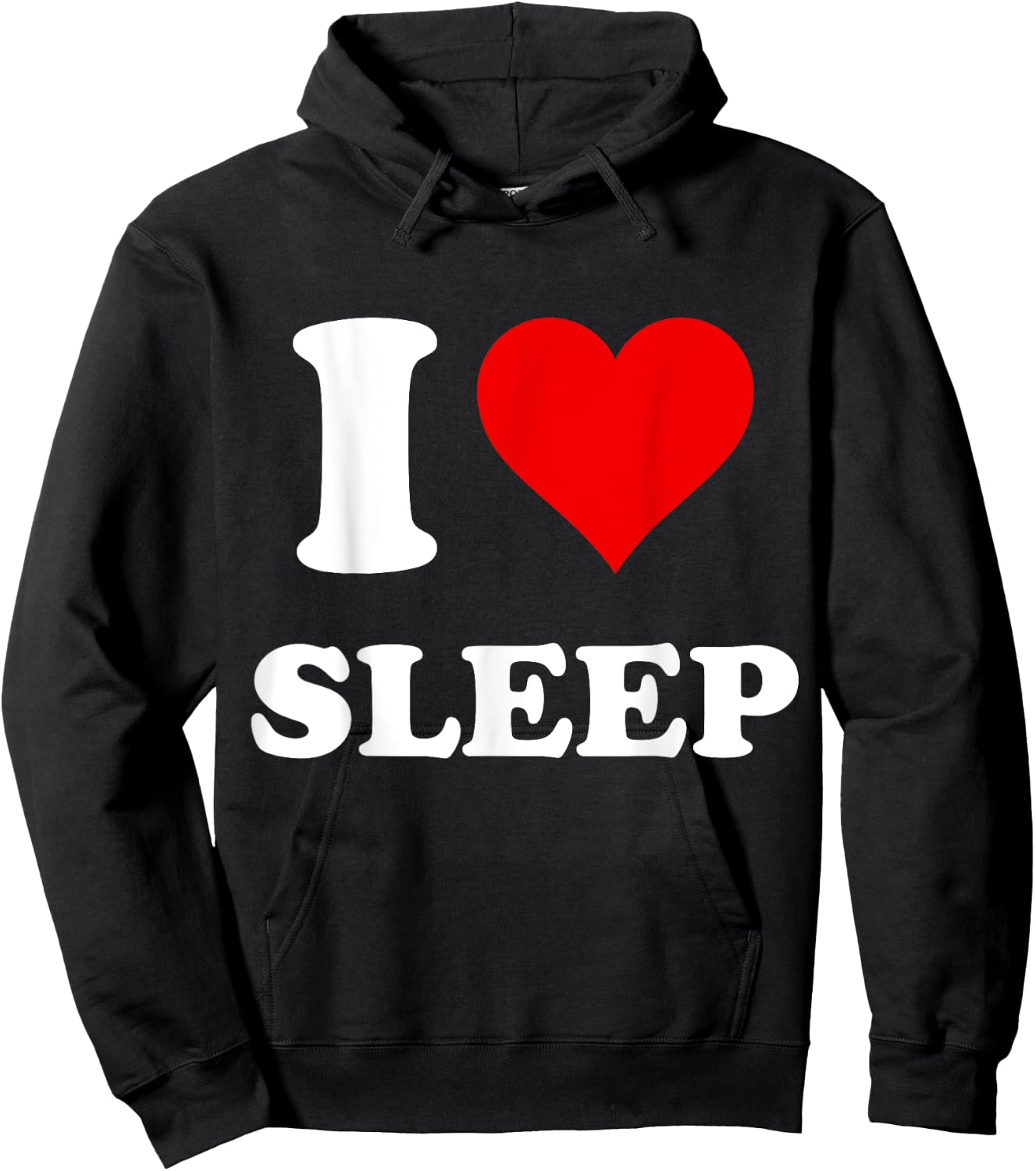 I Heart Sleep I Love Sleep Hoodie - Hoodie | Black