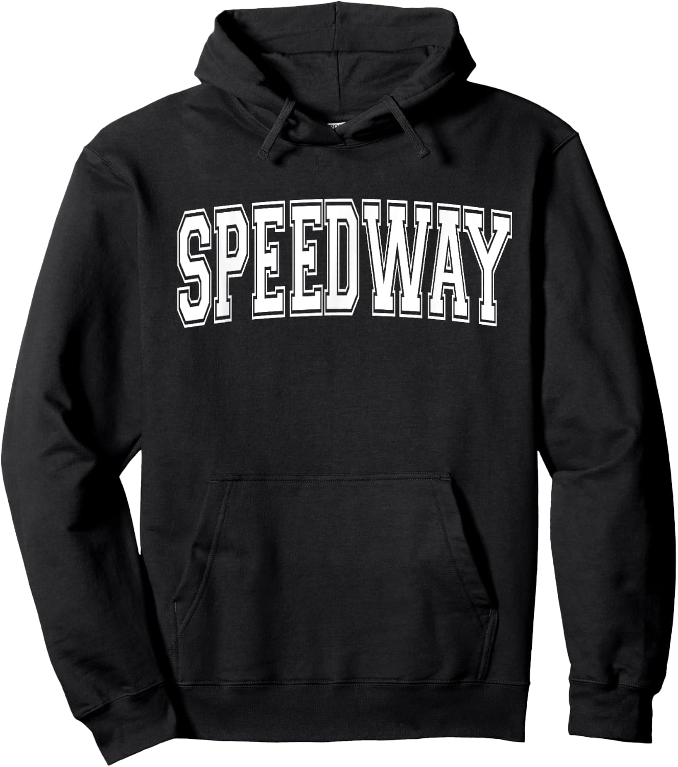 SPEEDWAY IN INDIANA USA Vintage Sports Varsity Style Hoodie - Hoodie | Black