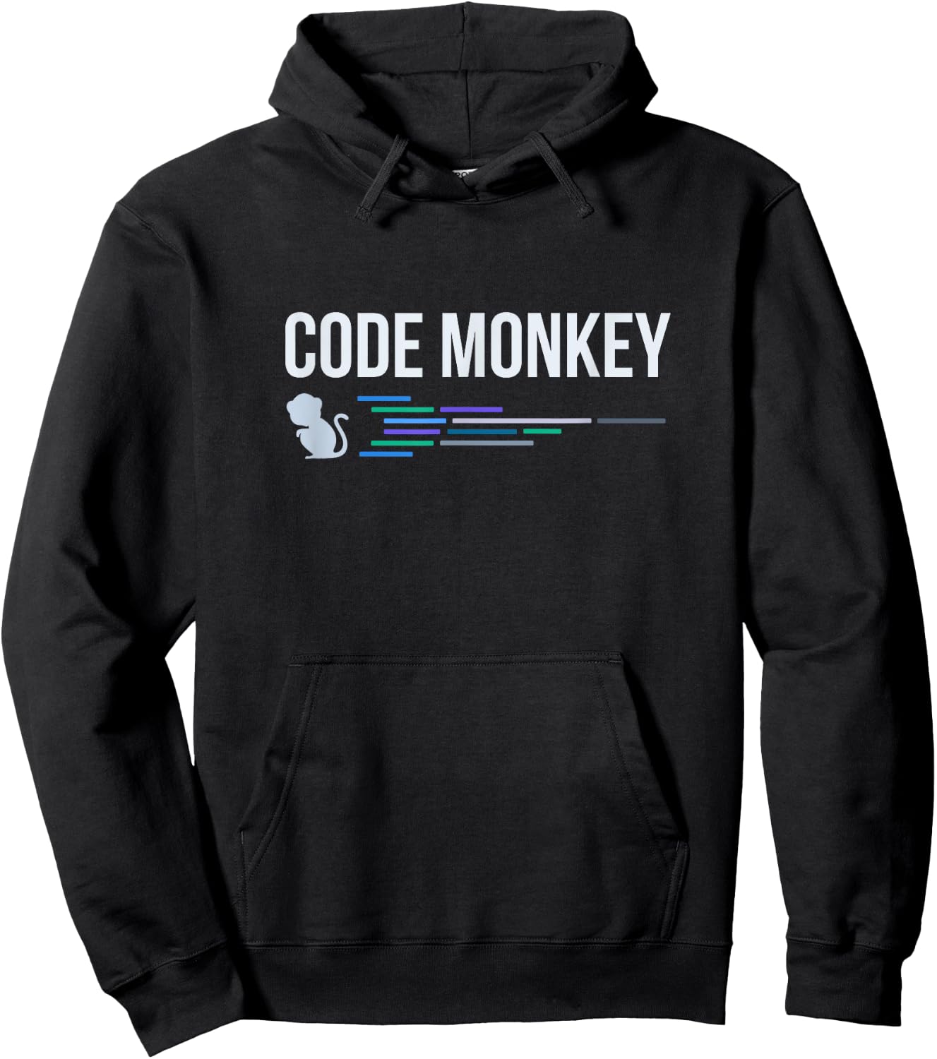 Developer Code Monkey Hoodie - Hoodie | Black