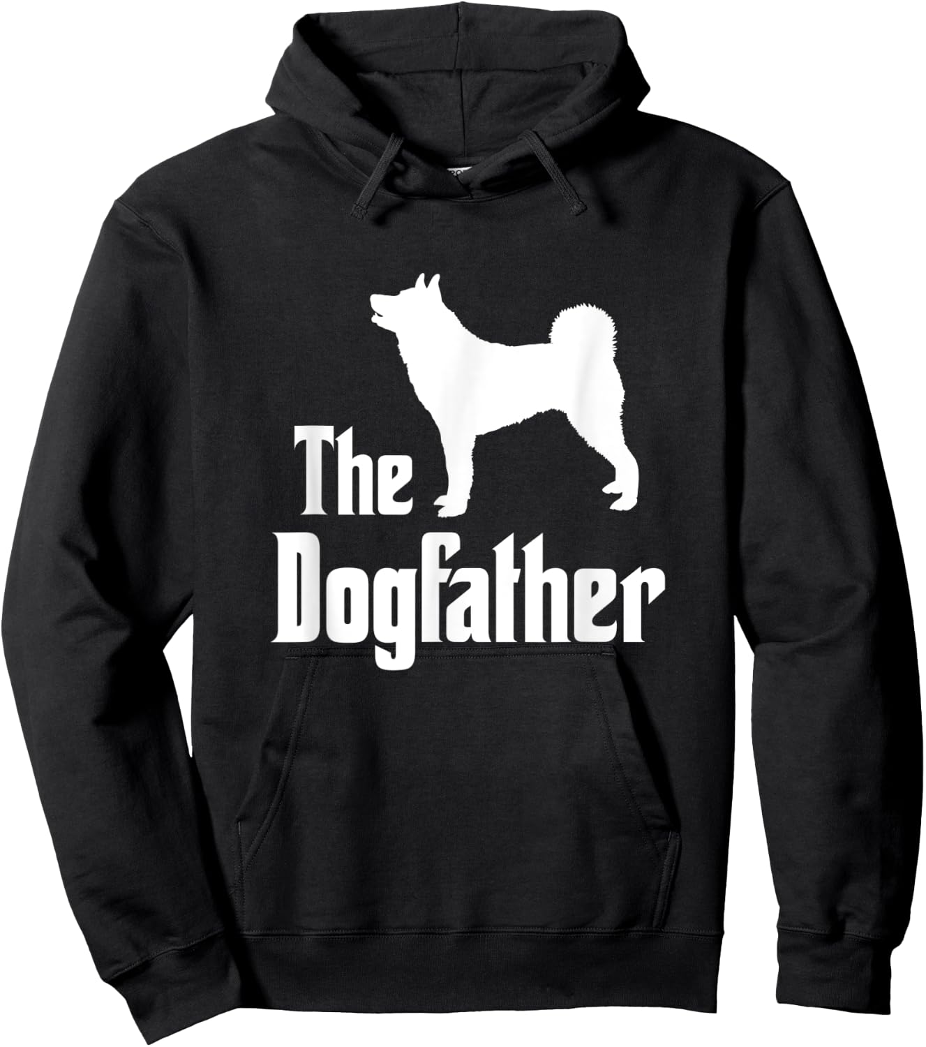 The Dogfather - funny dog gift, funny Karelian Bear Dog Hoodie - Hoodie | Black