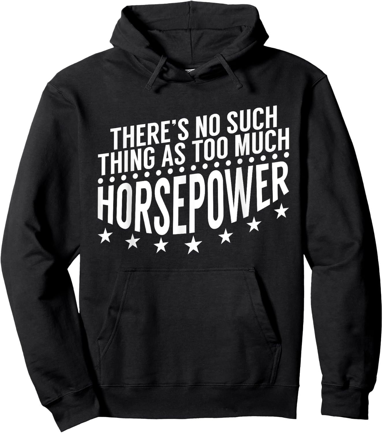 There'S No Such Thing As Too Much Horsepower Mechanic Hoodie - Hoodie | Black