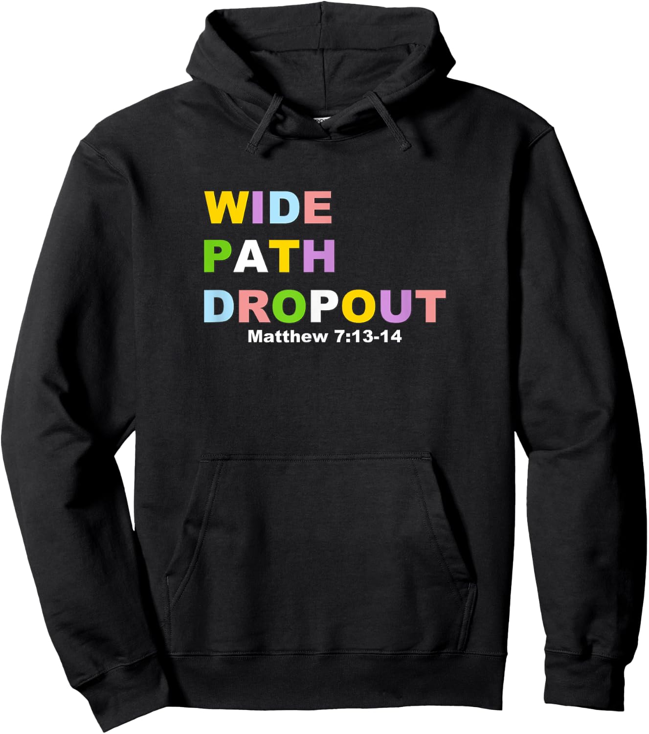Wide Path Dropout Hoodie - Hoodie | Black