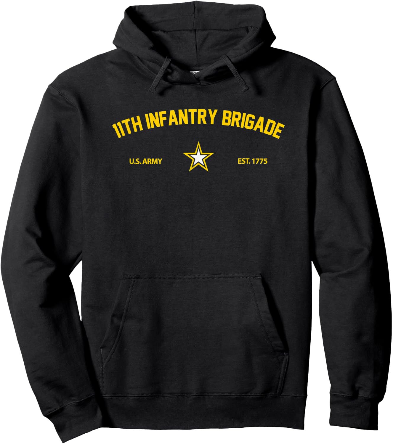 US Army 11th Infantry Brigade Hoodie - Hoodie | Black