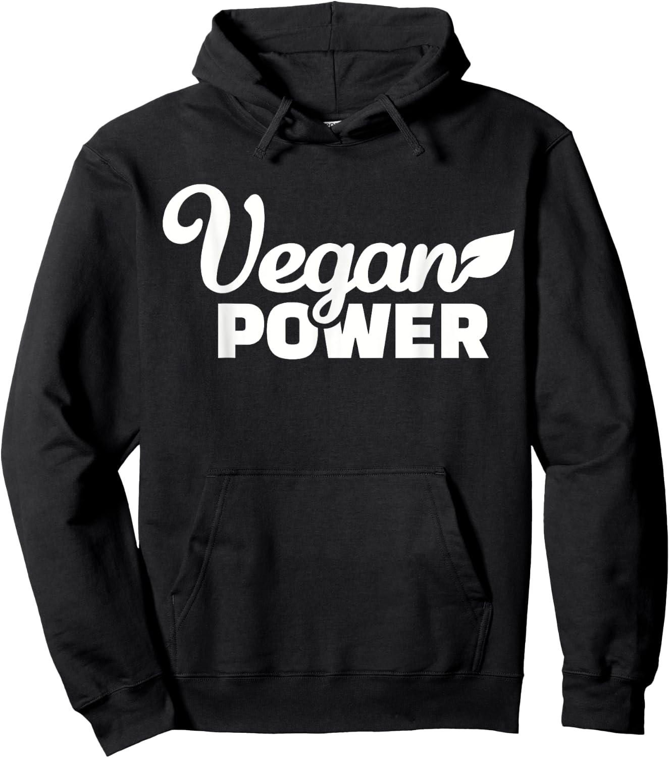 Vegan Power Hoodie - Hoodie | Black