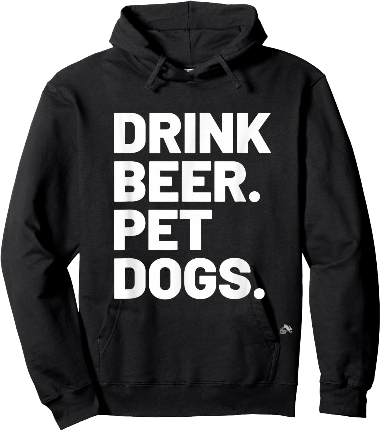Drink Beer. Pet Dogs. Dog Lover Women Hoodie - Hoodie | Black