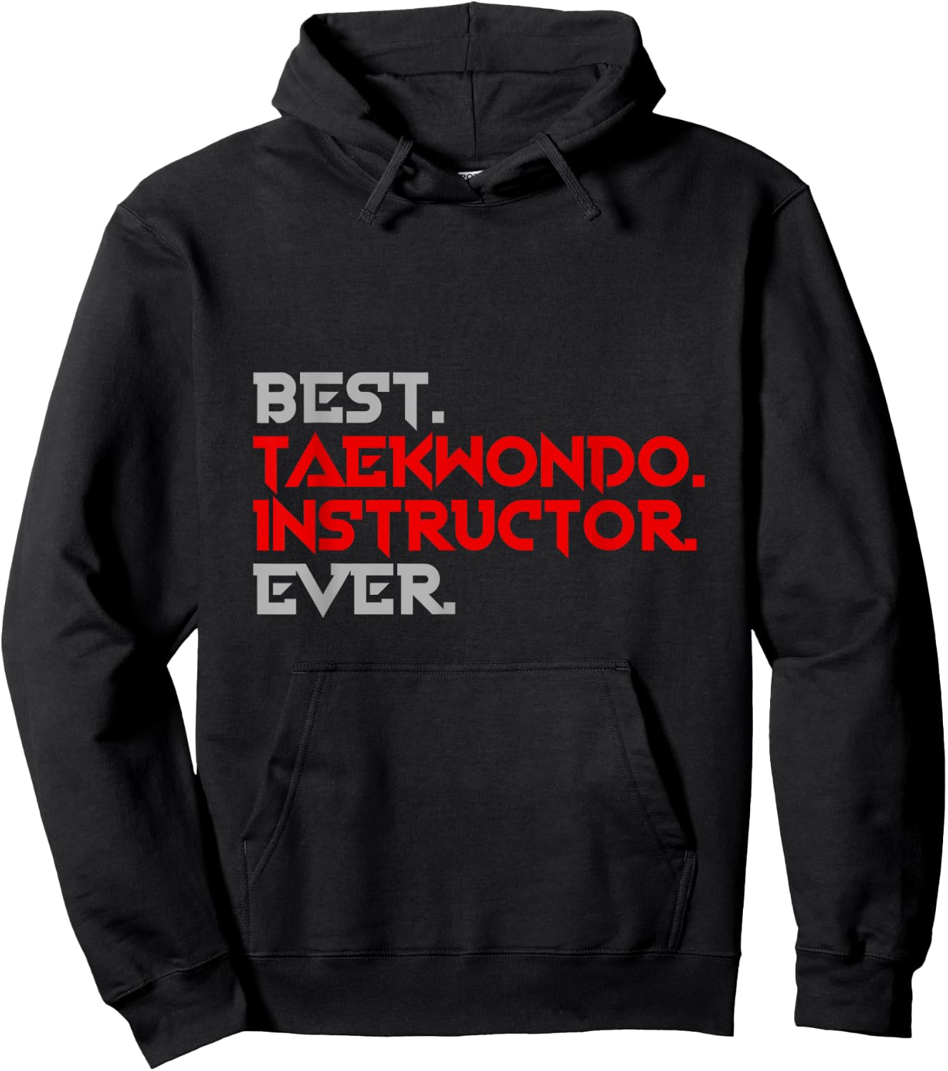 Korean Taekwondo Instructor Gift Taekwondo Hoodie - Hoodie | Black