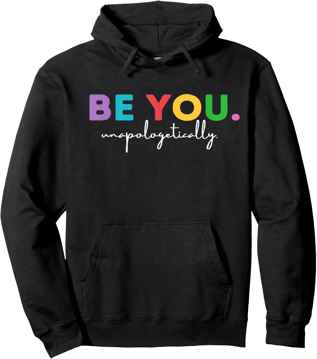 Be You Shirt, Love Yourself Shirt, Faith Shirt Yoga Hoodie - Hoodie | Black