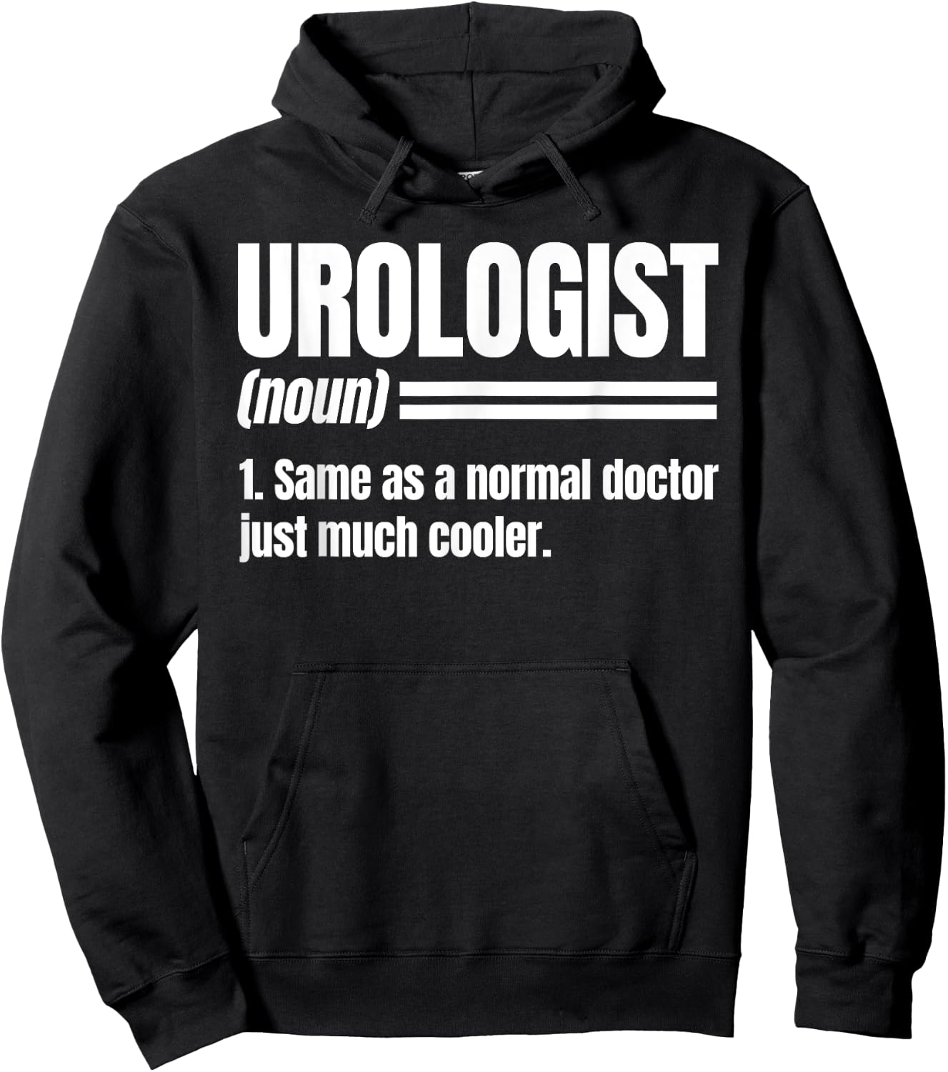 Urologist Noun Urinary Tract Doctor Genitourinary Physician Hoodie - Hoodie | Black