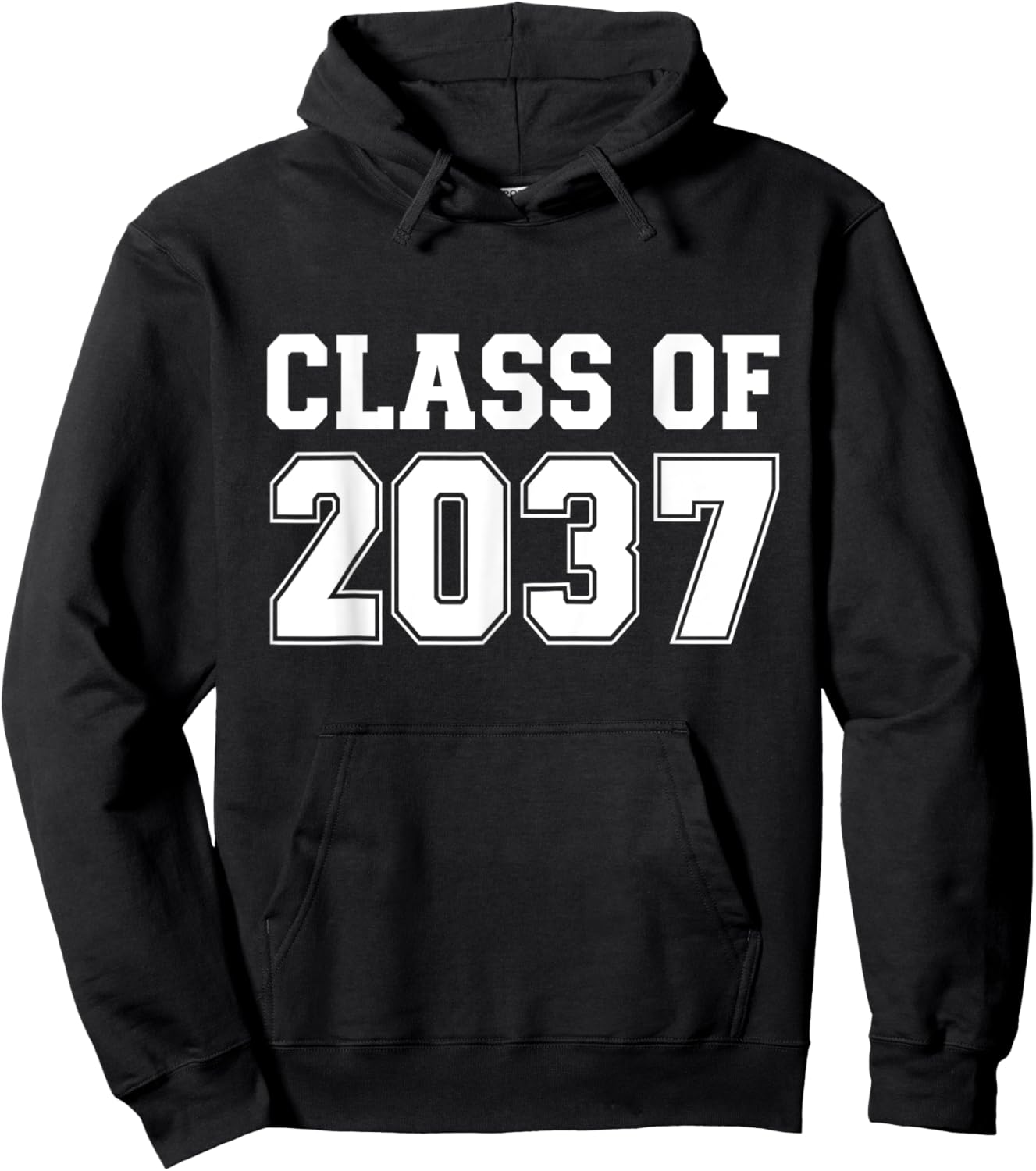 Grow with me class of 2037 vintage graduation preschool Hoodie - Hoodie | Black