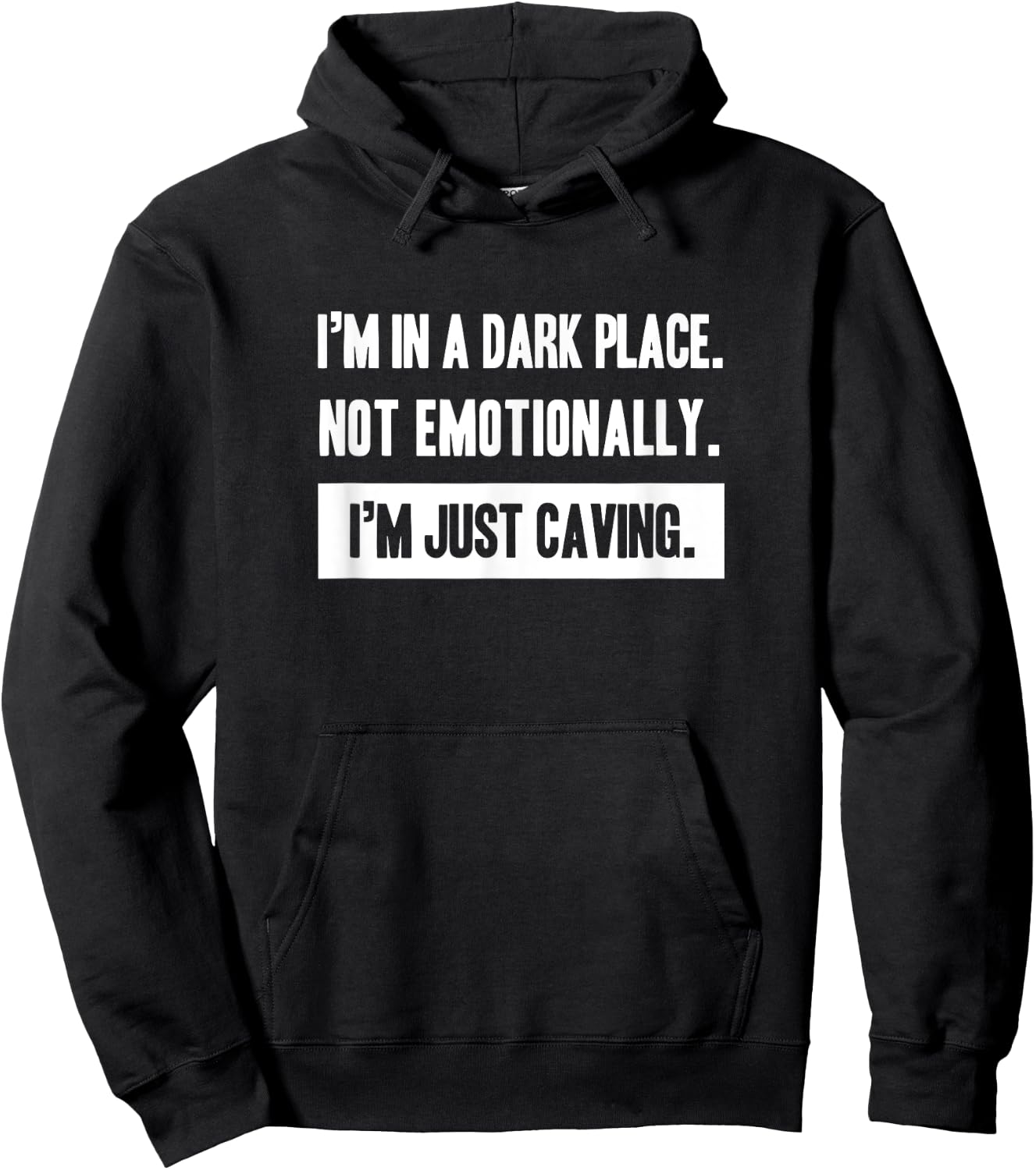 Funny caving spelunking cave lover Gift Hoodie - Hoodie | Black