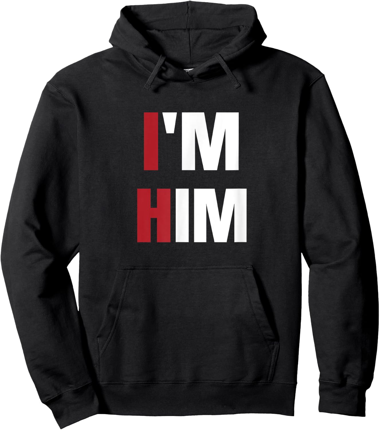 I'm Him - Prayed for a man like him Christian Hoodie - Hoodie | Black
