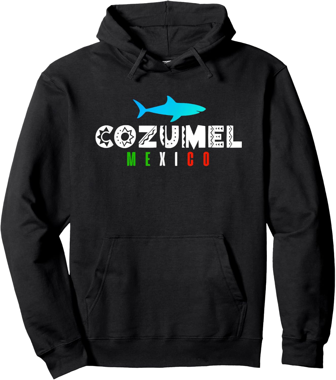 Cozumel Mexico Vacation Souvenir Gift Hoodie - Hoodie | Black