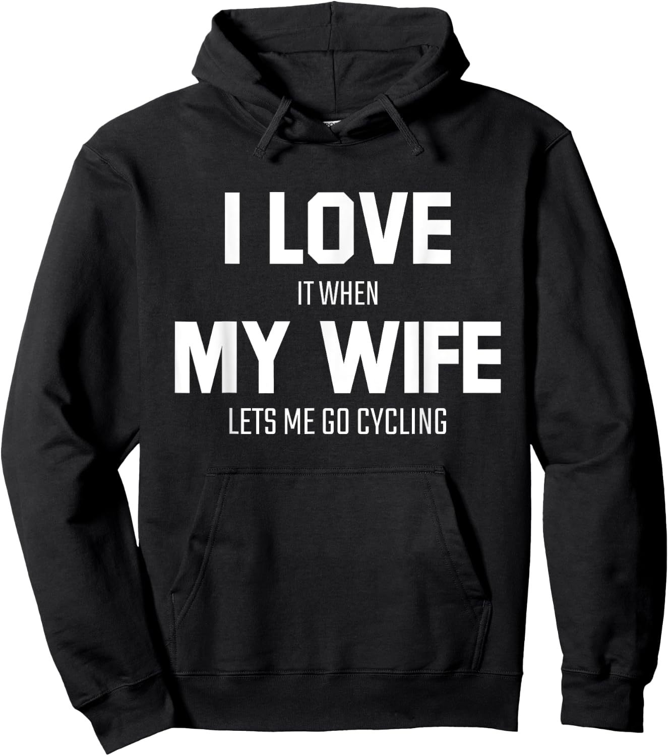 Cycling Husband Humor Sarcastic Funny Sports Lovers Gifts Hoodie - Hoodie | Black