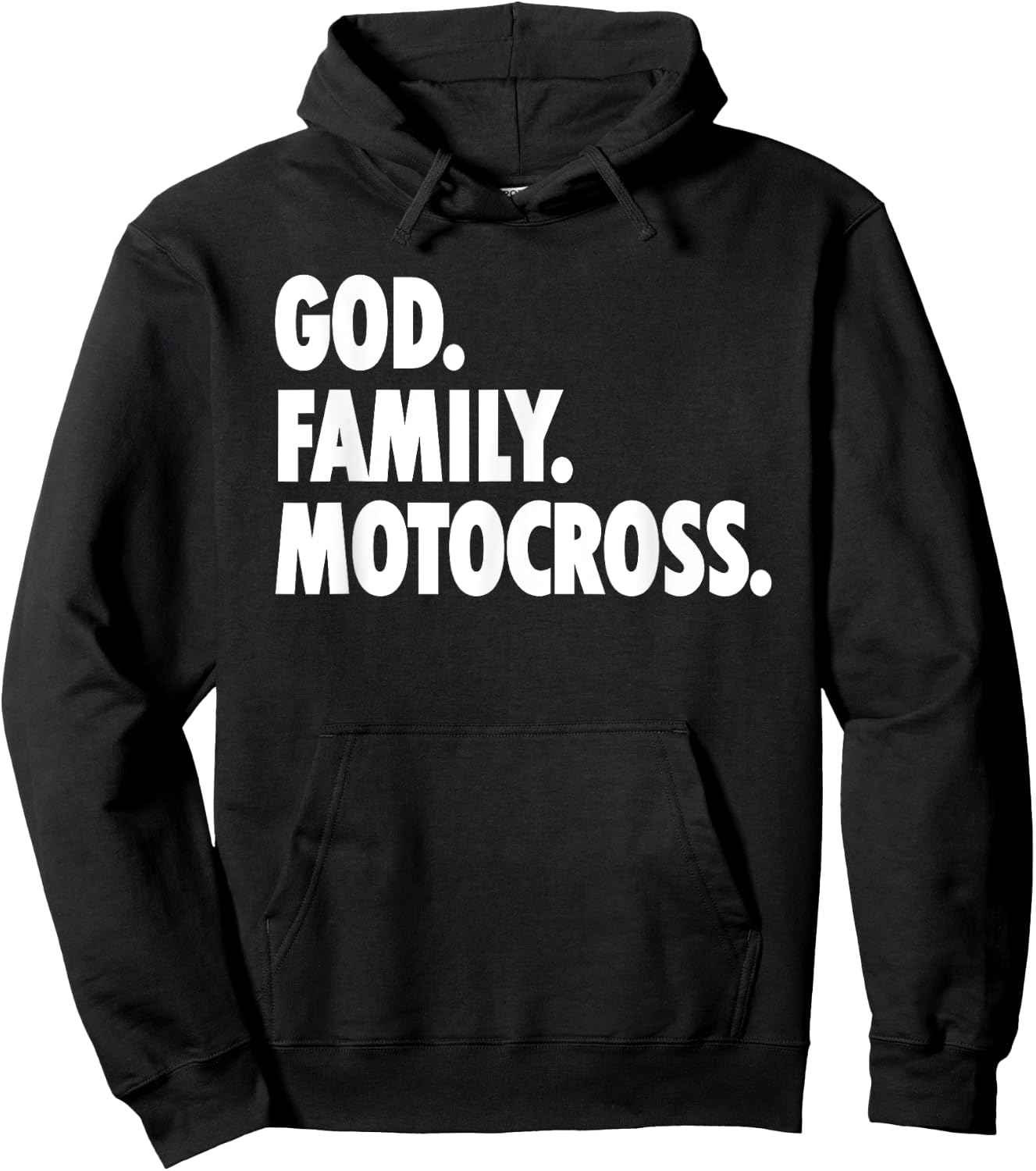 God Family MotoCross - Novelty Faith Hoodie - Hoodie | Black