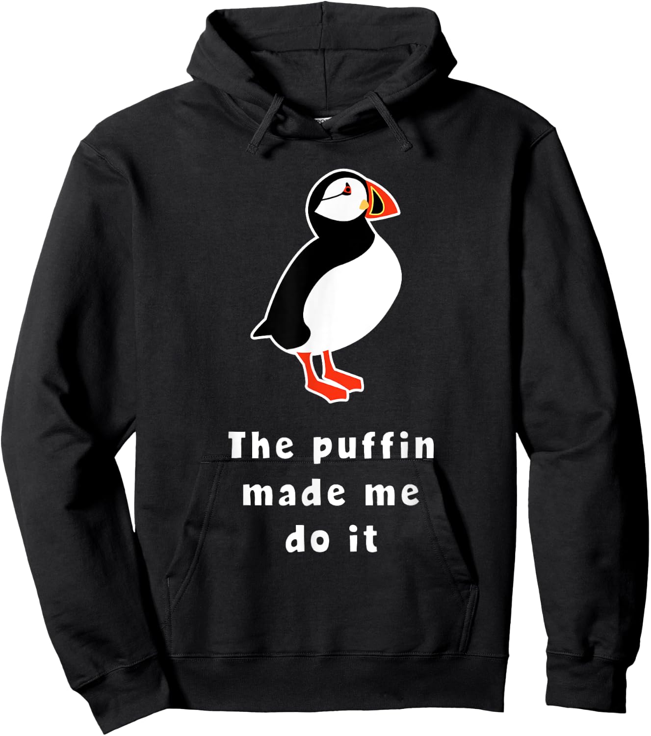 Puffin Bird Made Me Do It Iceland Hoodie - Hoodie | Black