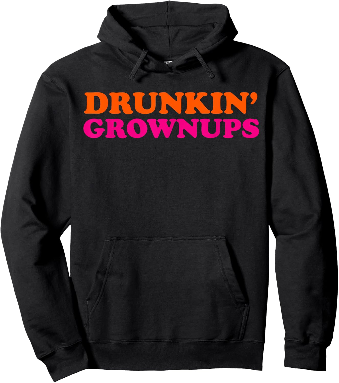 Drunken Grownups Funny Women And Men Drinking Gifts Hoodie - Hoodie | Black