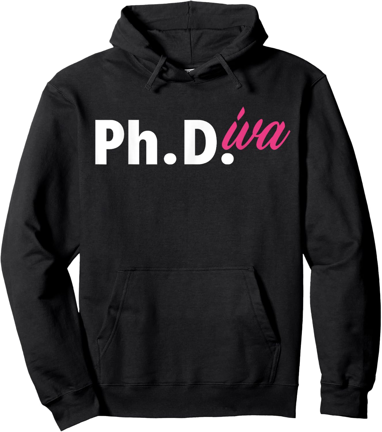 Ph Diva Women Dissertation Doctoral Degree Graduation PhD Hoodie - Hoodie | Black