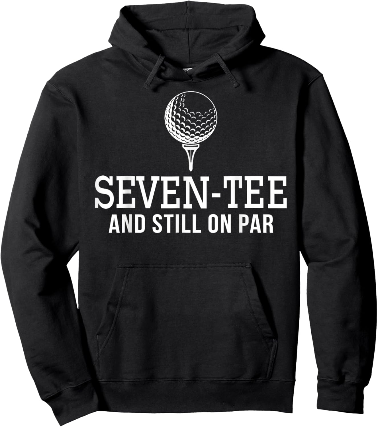 Seven Golf Birthday 70th Birthday Women 70 Year Old Hoodie - Hoodie | Black