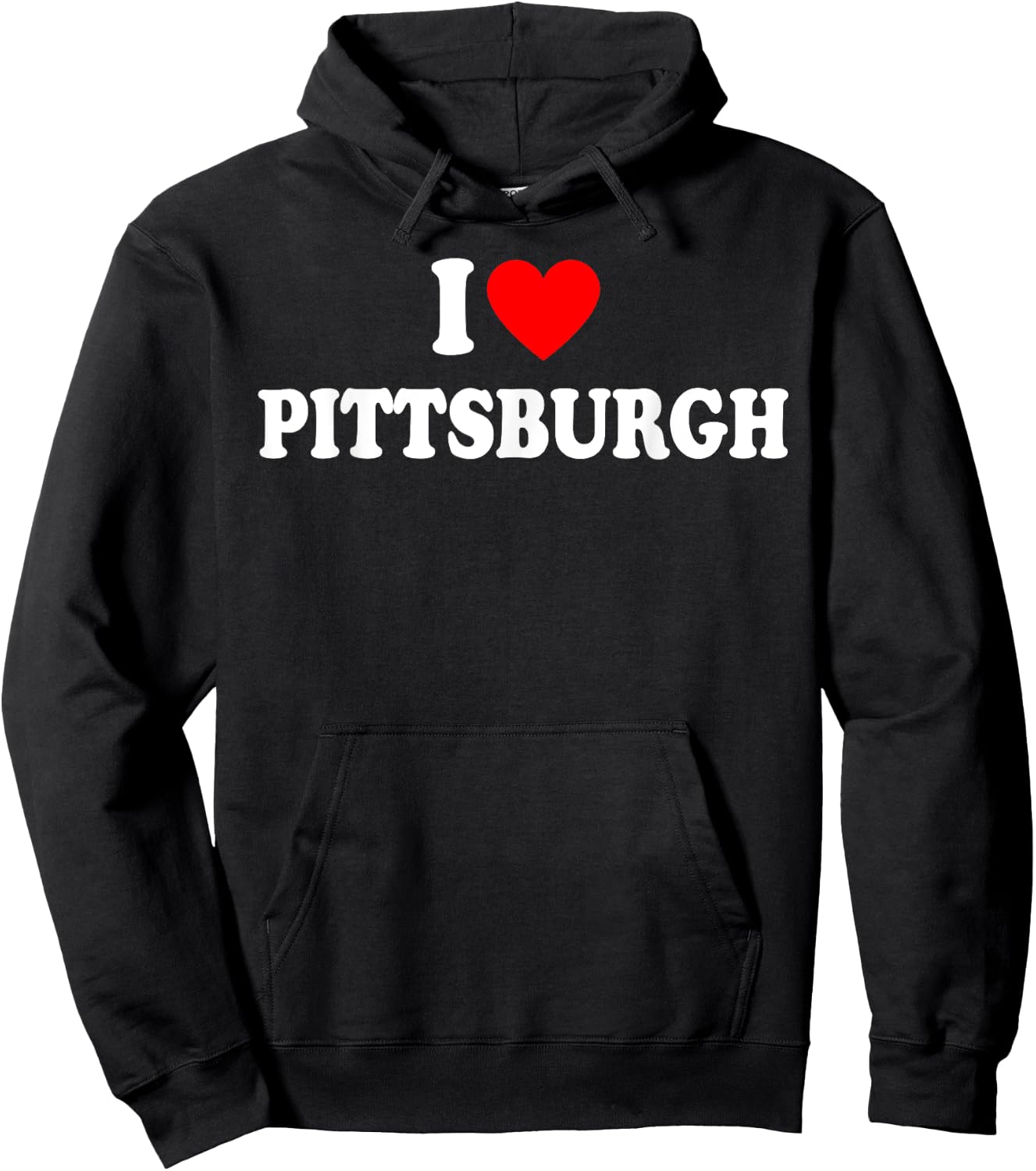 I Heart Pittsburgh, I Love Pittsburgh Pennsylvania Classic Hoodie - Hoodie | Black