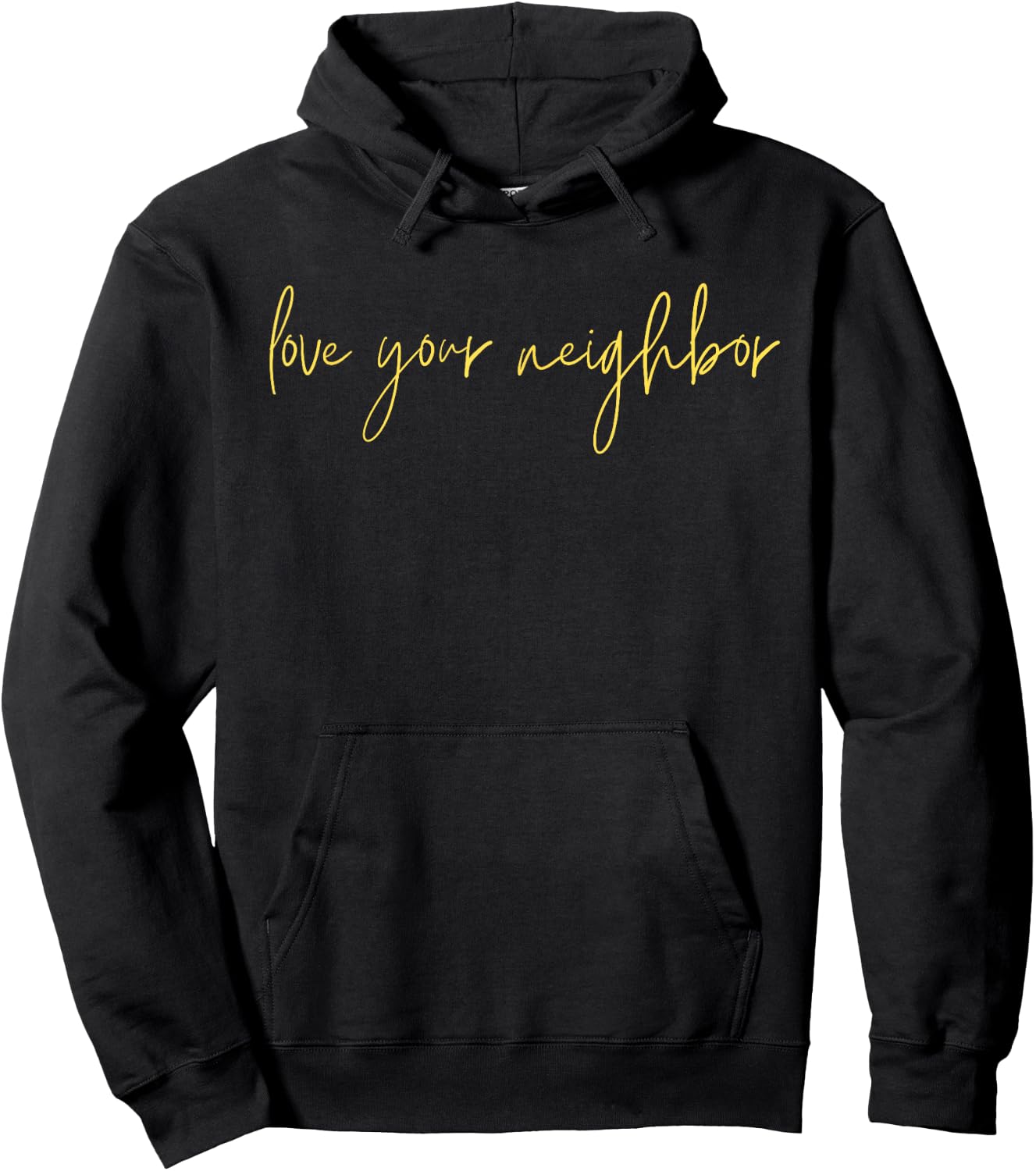 Love Your Neighbor - Modern Christian Hoodie - Hoodie | Black