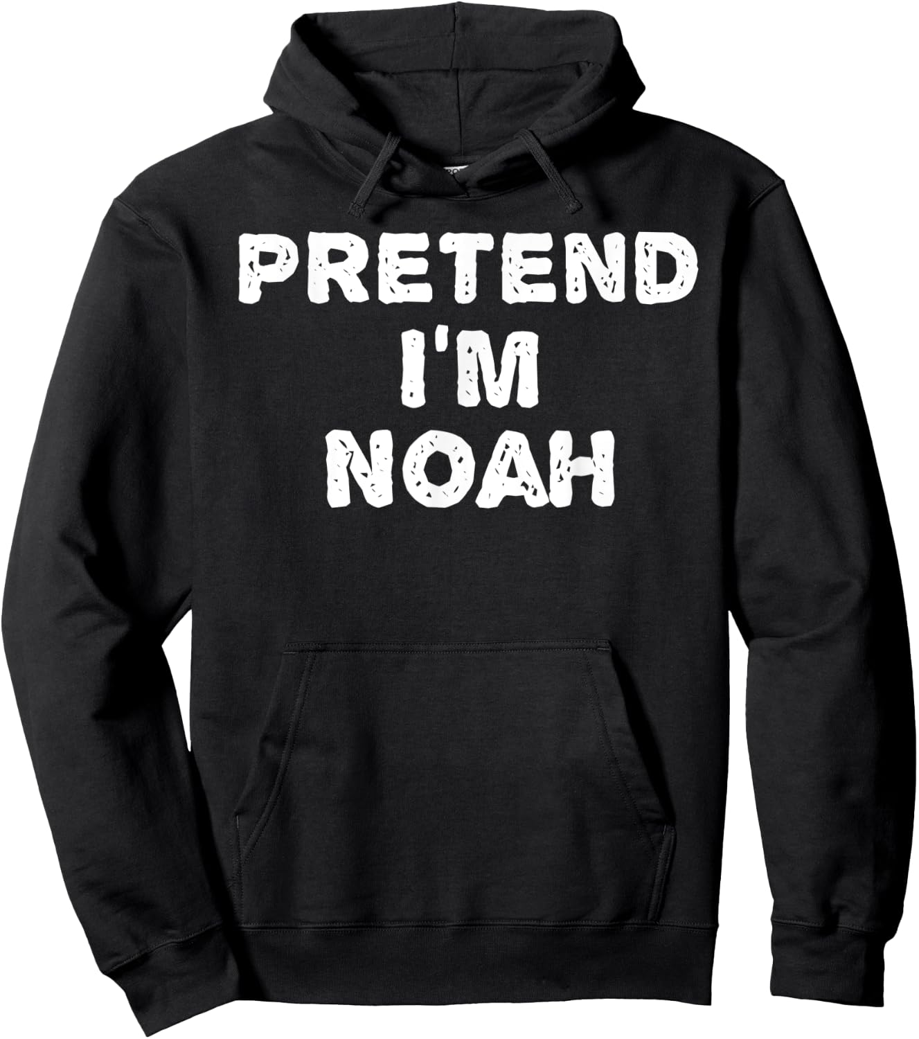 PRETEND I'M NOAH Funny Halloween DIY Costume Hoodie - Hoodie | Black