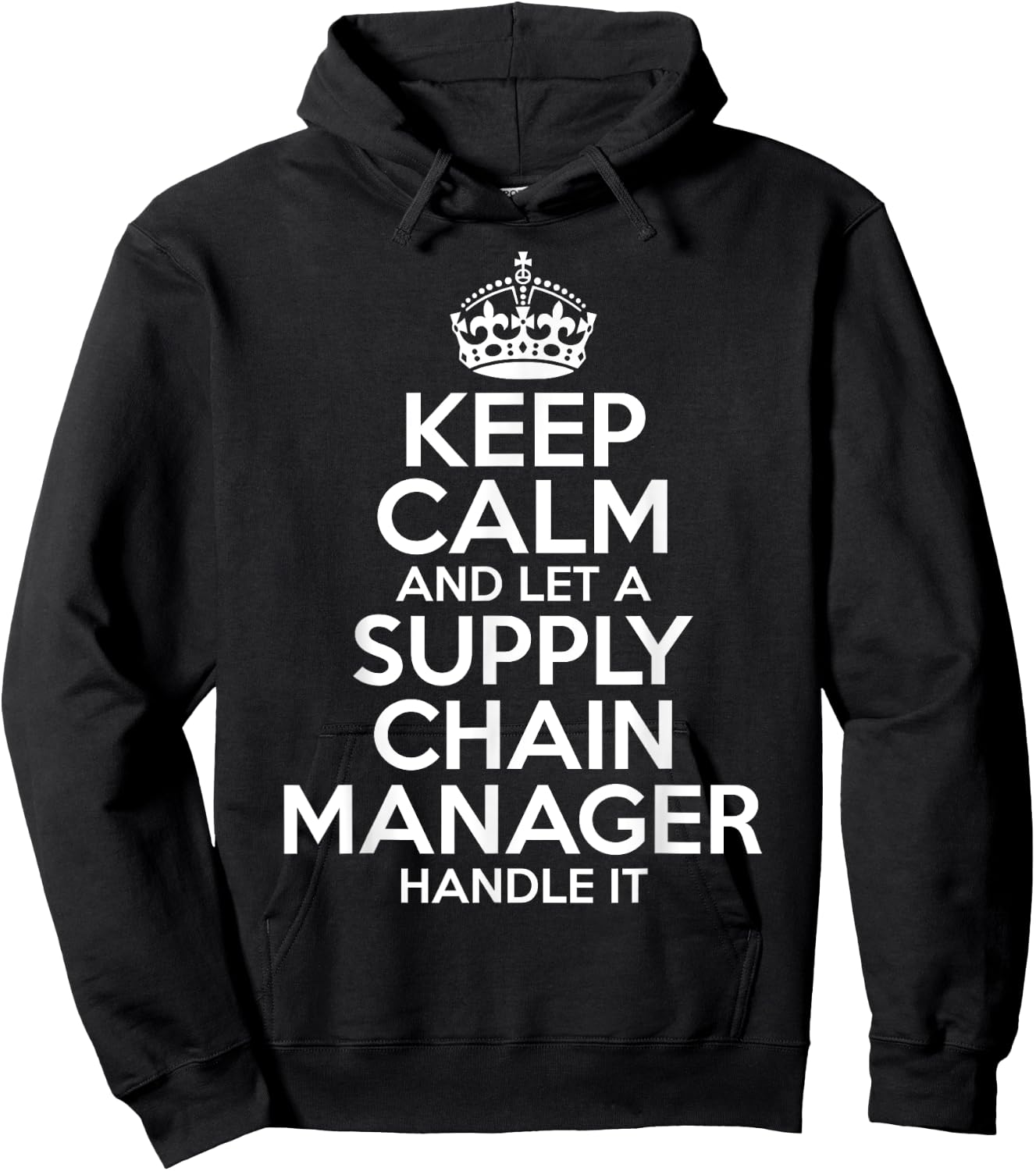 SUPPLY CHAIN MANAGER Gift Funny Job Profession Birthday Hoodie - Hoodie | Black