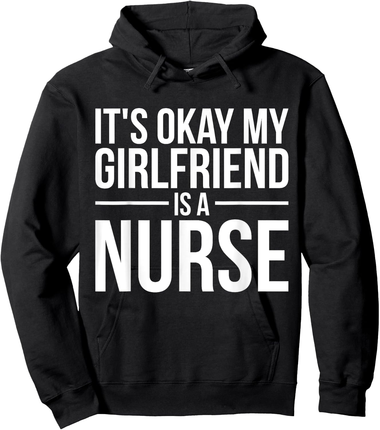 My Girlfriend Is A Nurse Nursing RN LPN CNA Practitioner Hoodie - Hoodie | Black