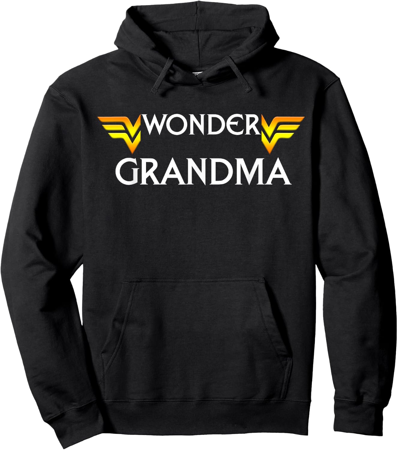Mother's Day Wonder Grandma Funny Gift Hoodie - Hoodie | Black