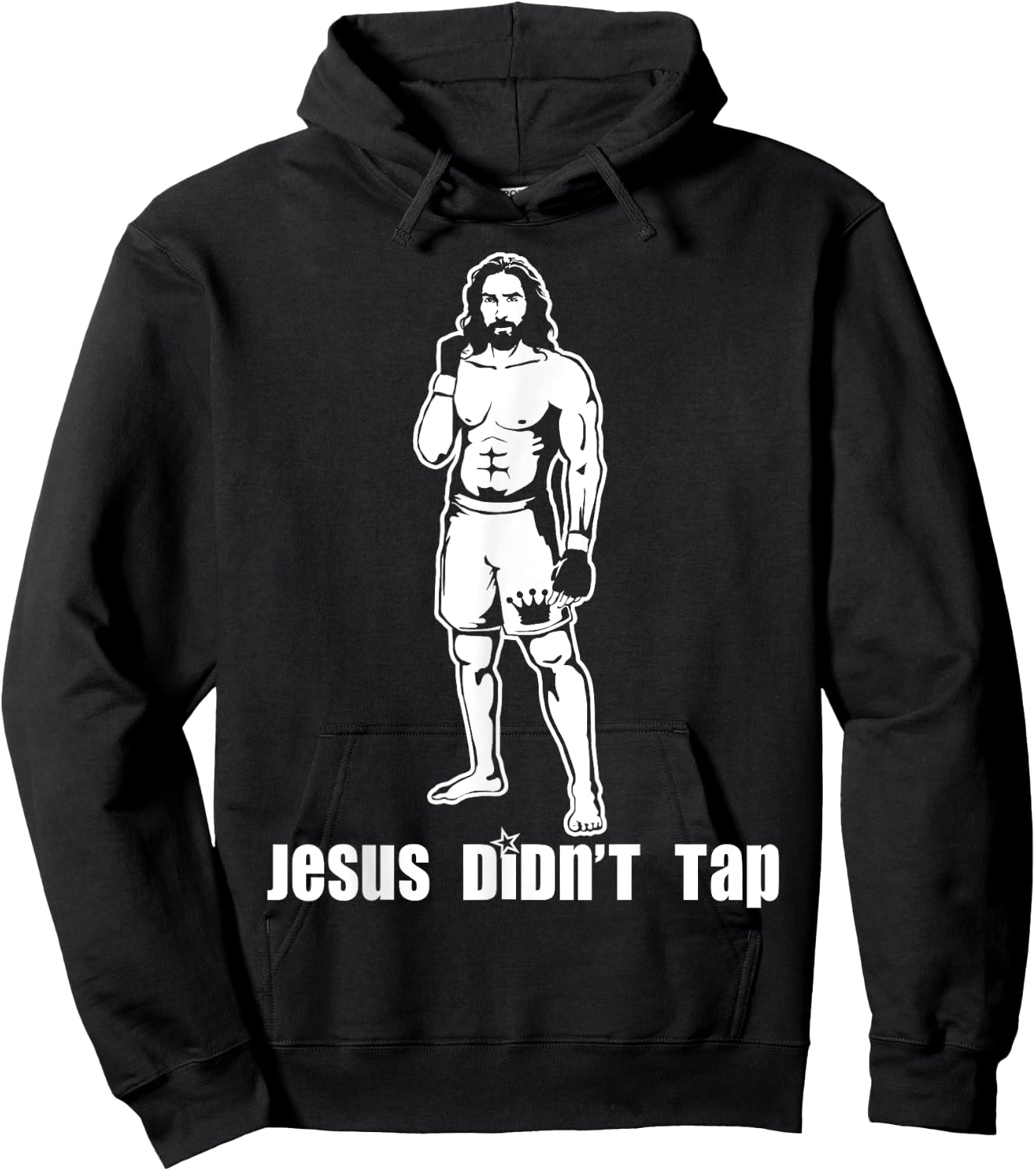 Jesus Didn't Tap MMA Hoodie - Hoodie | Black