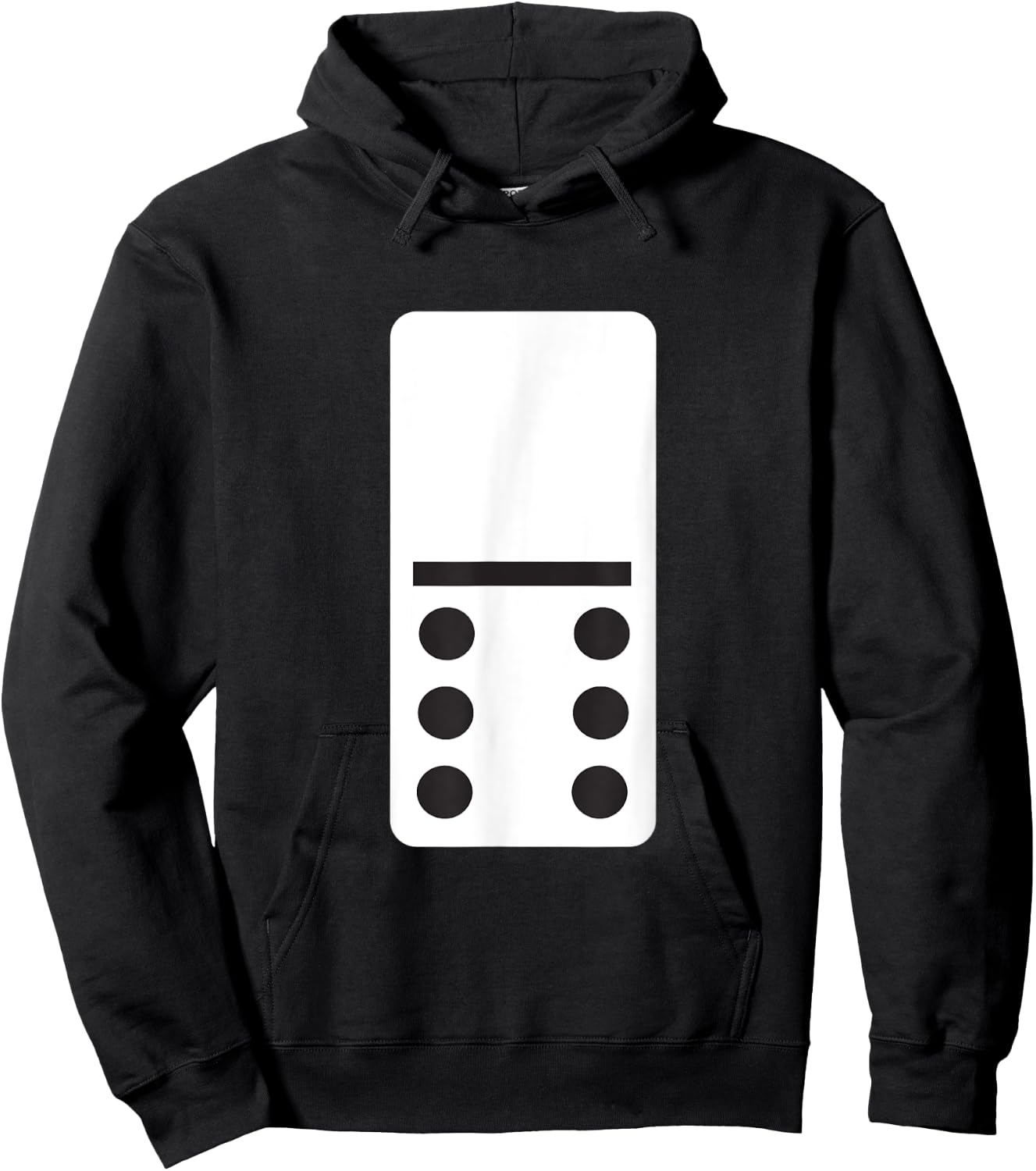 Dominoes Game Set - Matching Group - Blank Six Hoodie - Hoodie | Black