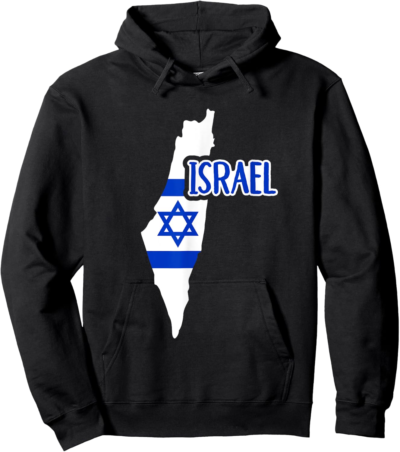 Israel map Hoodie - Hoodie | Black