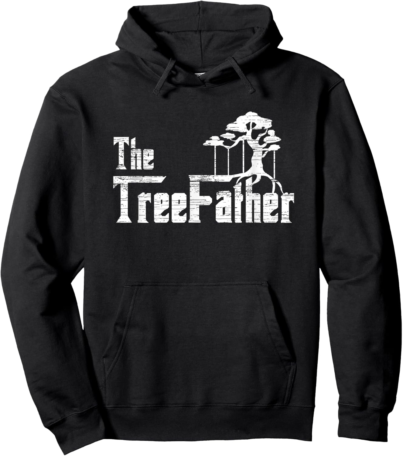 Bonsai Tree The Treefather Funny Miniature Tree Gardener Hoodie - Hoodie | Black
