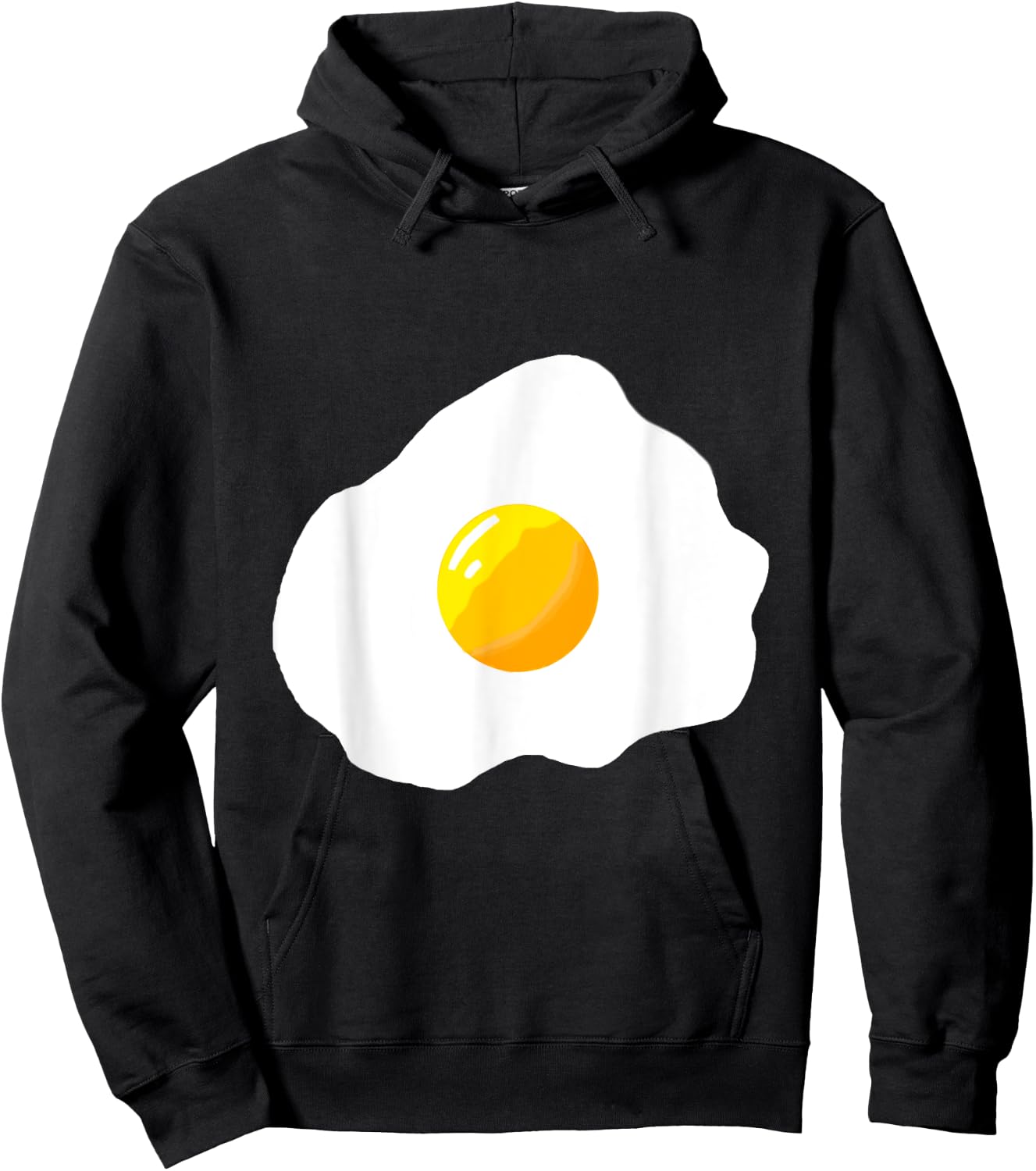 Fried Egg Breakfast Egg White Egg Yolk Fried Egg Costume Hoodie - Hoodie | Black