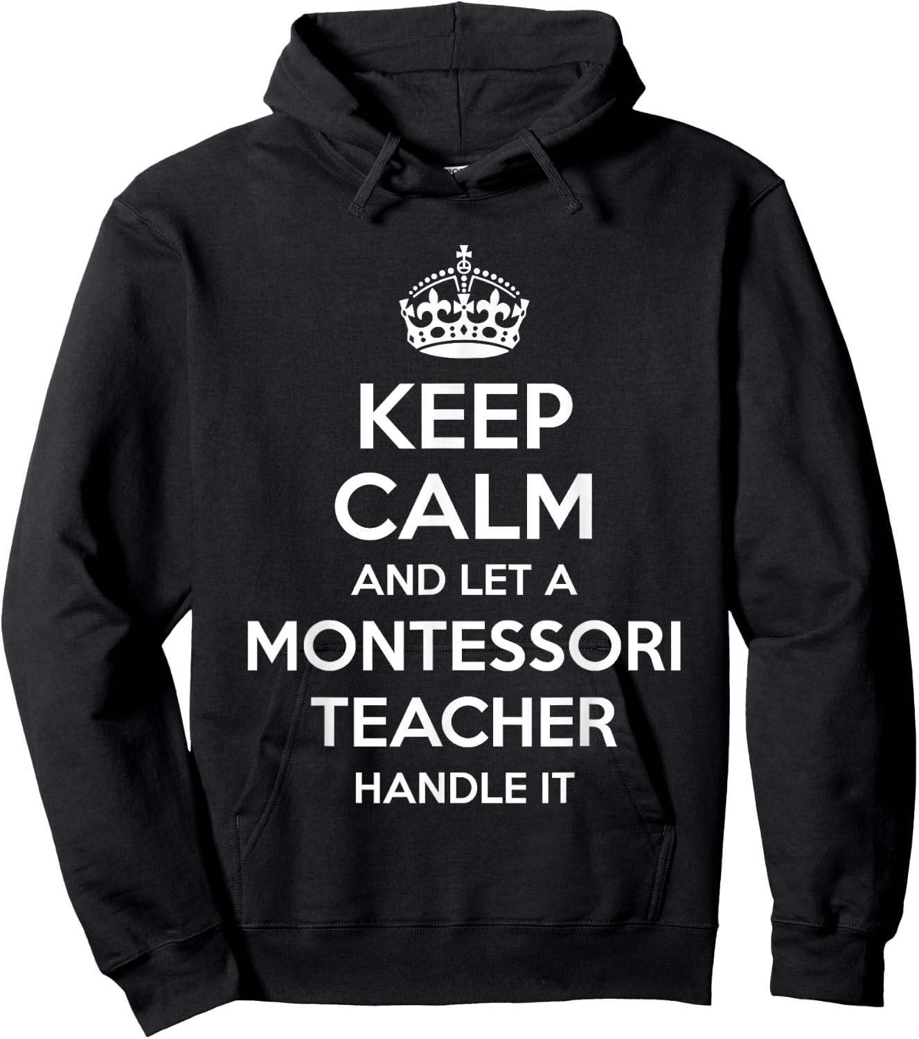MONTESSORI TEACHER Gift Funny Job Title Profession Birthday Women Girls Kids Hoodie - Hoodie | Black