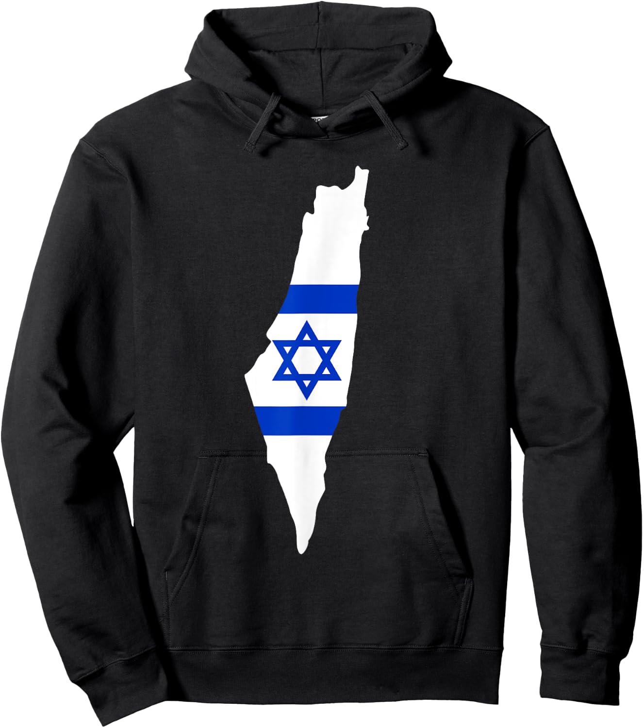 Israel map Hoodie - Hoodie | Black