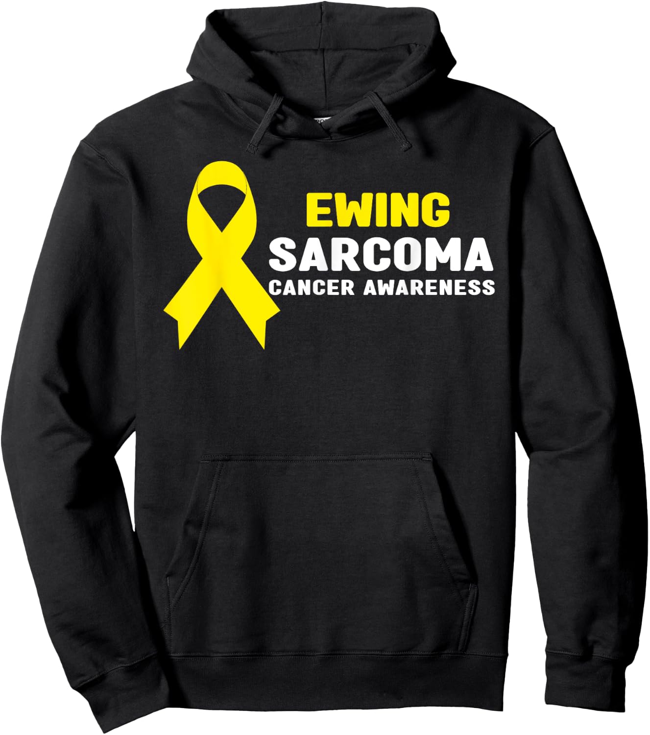 Ewing Sarcoma Shirt - Ewing Sarcoma Cancer Awareness Hoodie - Hoodie | Black