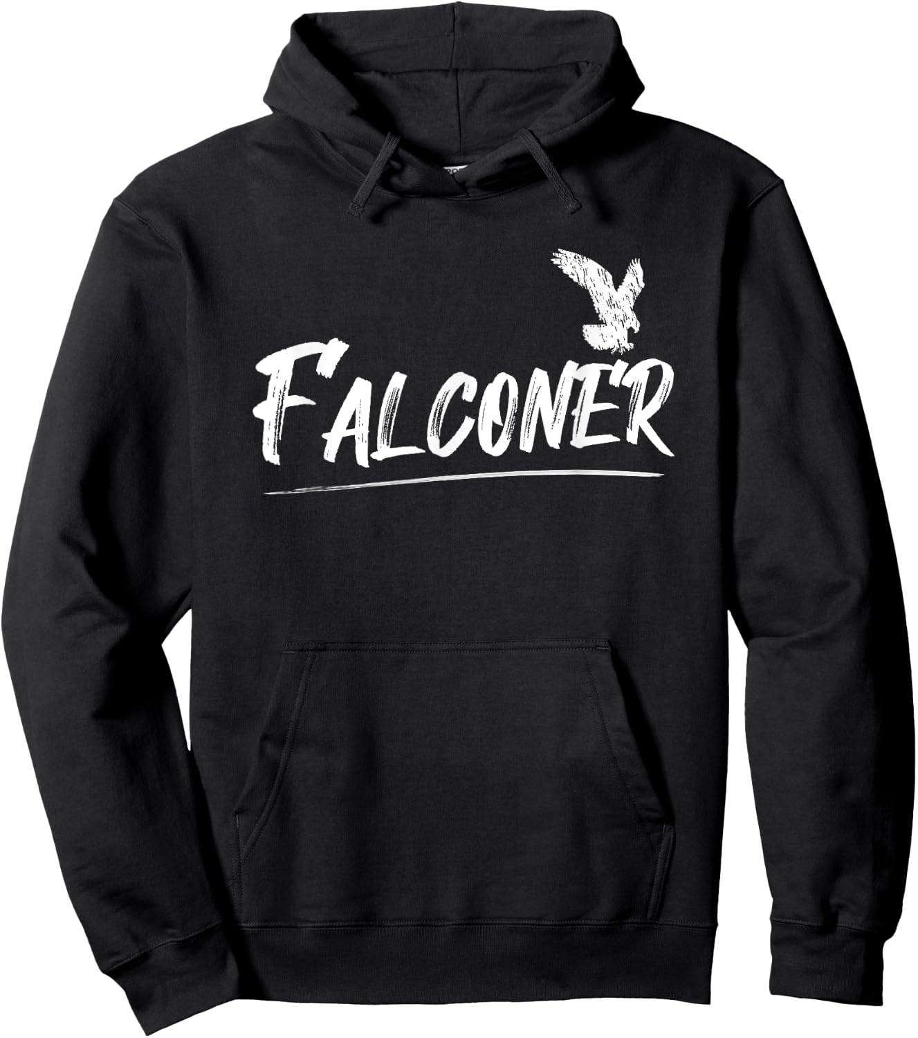 Falconry Gifts for Falconers Falconer Falconry - -Adults Black Small Classic Fit Cotton 100% Short Sleeve Hoodie - Hoodie | Black