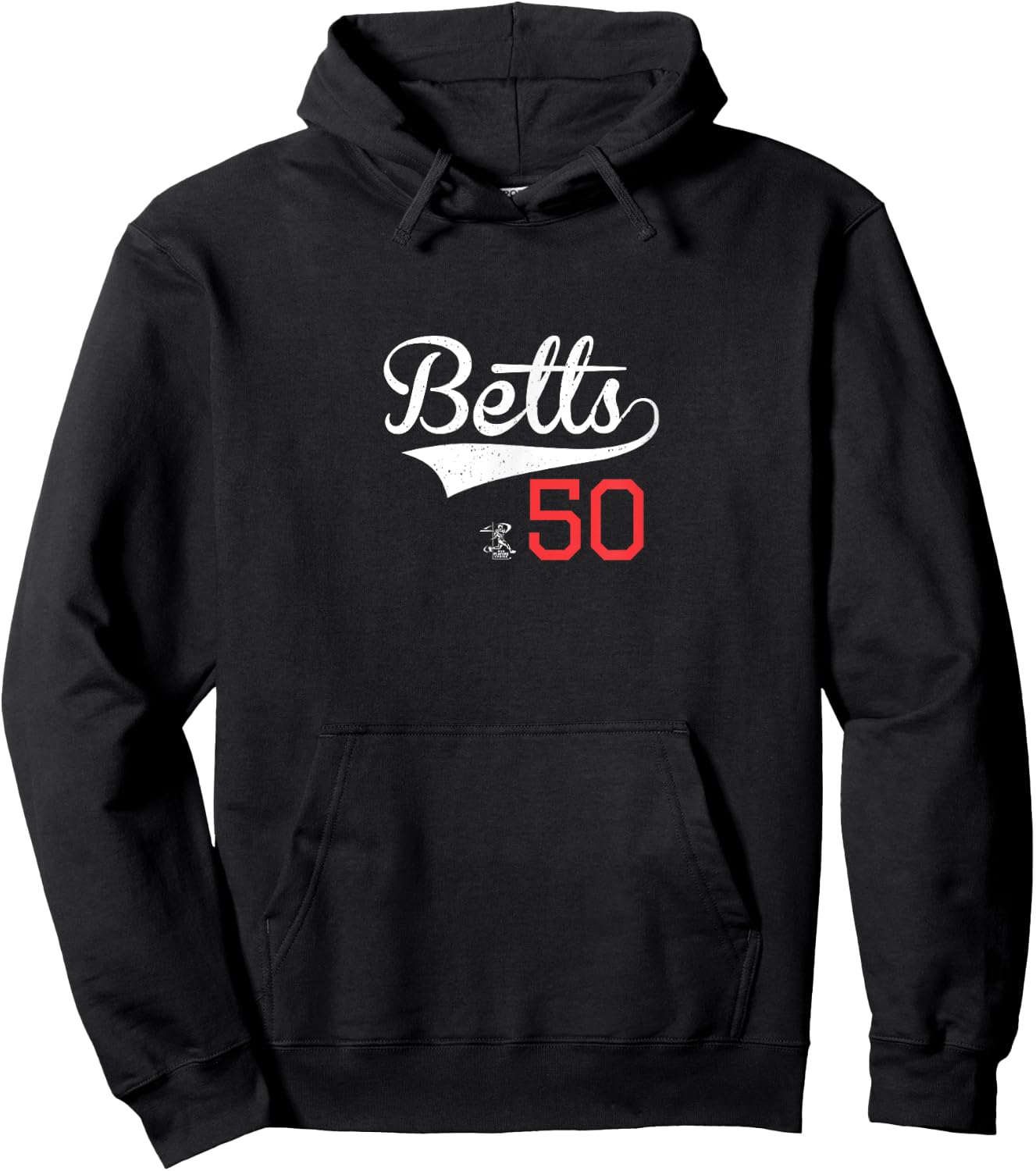 Mookie Betts Vintage Gameday Hoodie - Hoodie | Black