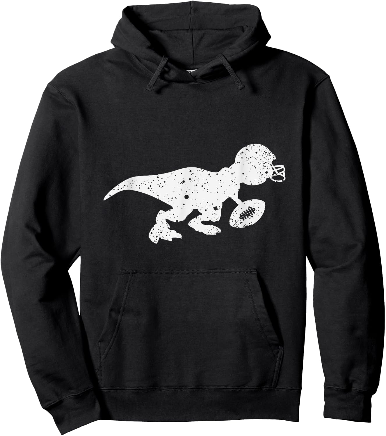 Dinosaurs Reptile Football Rugby Rugger Player Game Gift Hoodie - Hoodie | Black