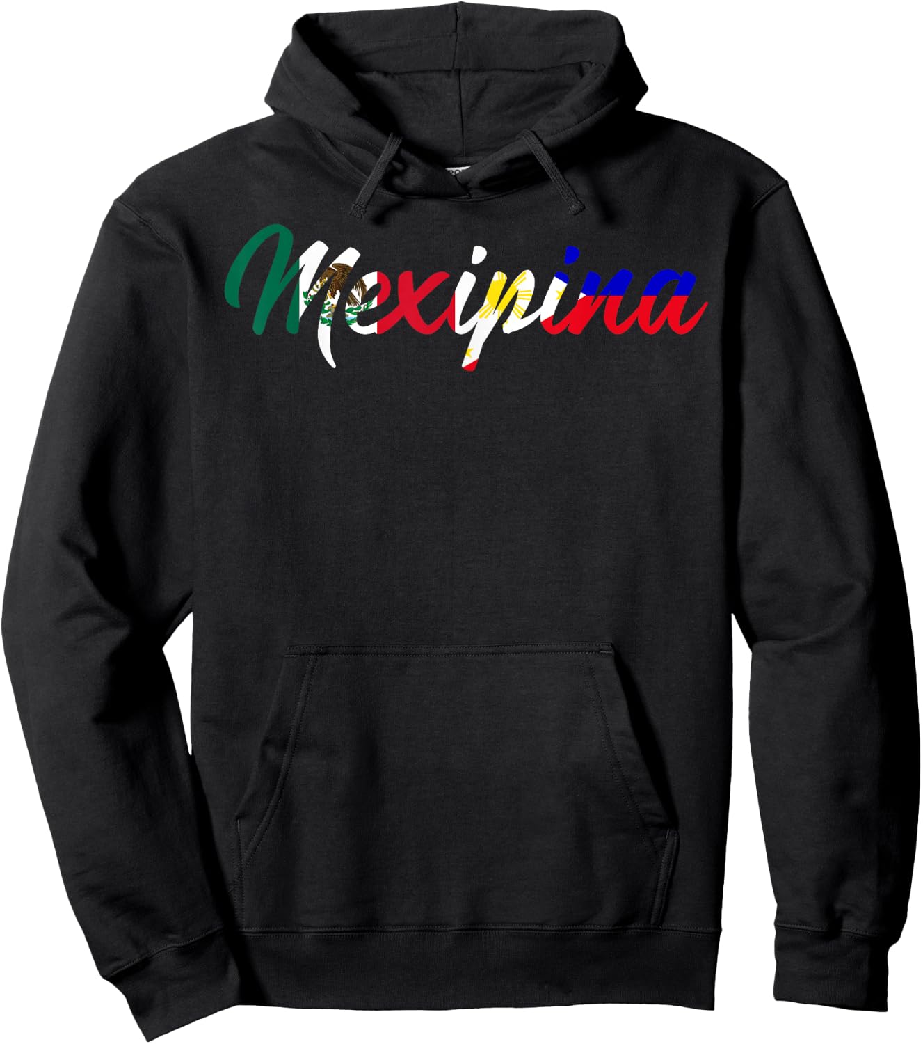 Half Filipino Half Mexican Mexipina Hoodie - Hoodie | Black