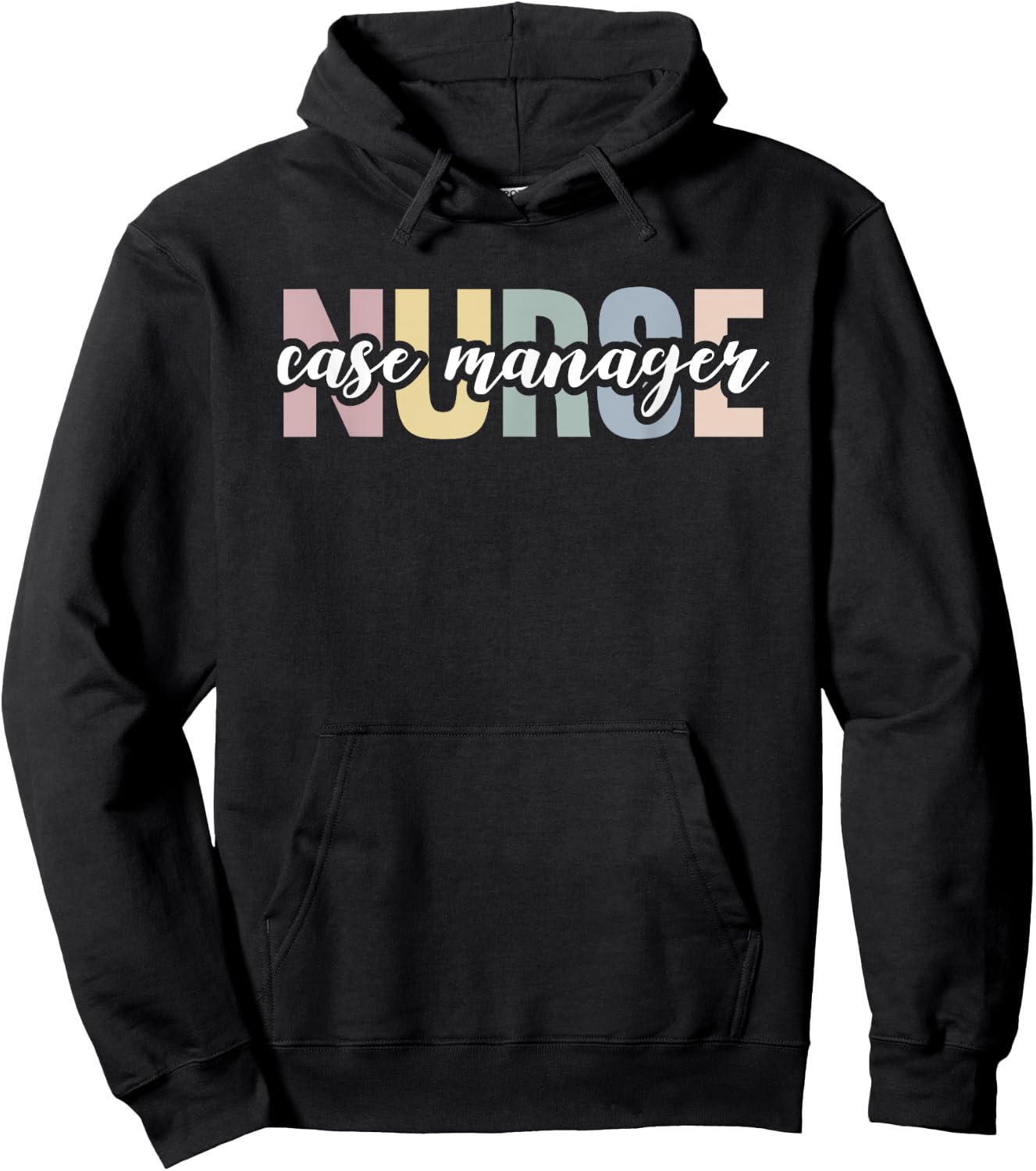 RN Management Nursing Student Hospital Nurse Case Manager Hoodie - Hoodie | Black