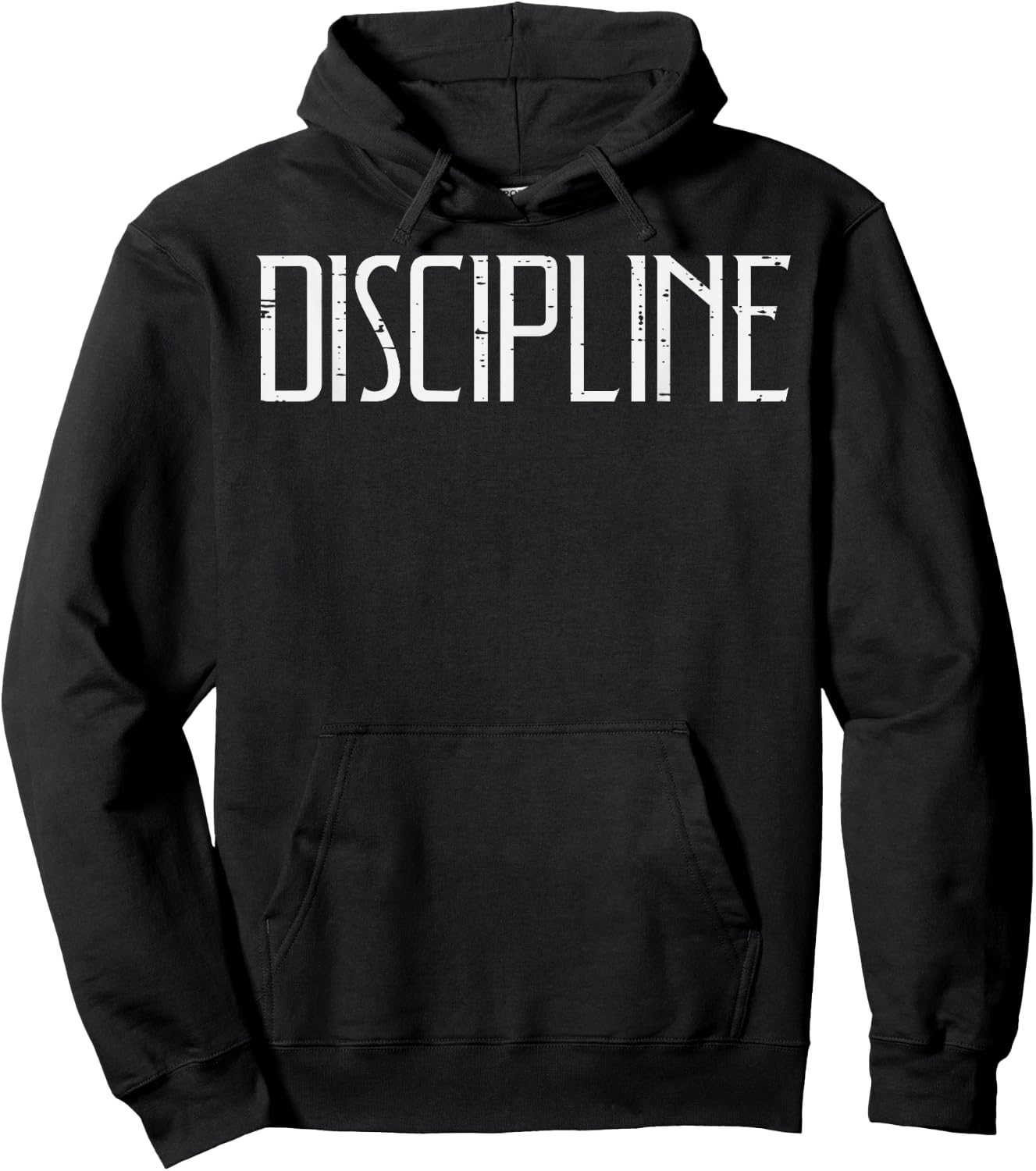Gym Discipline Workout Fitness Motivational Men Women Kids Hoodie - Hoodie | Black