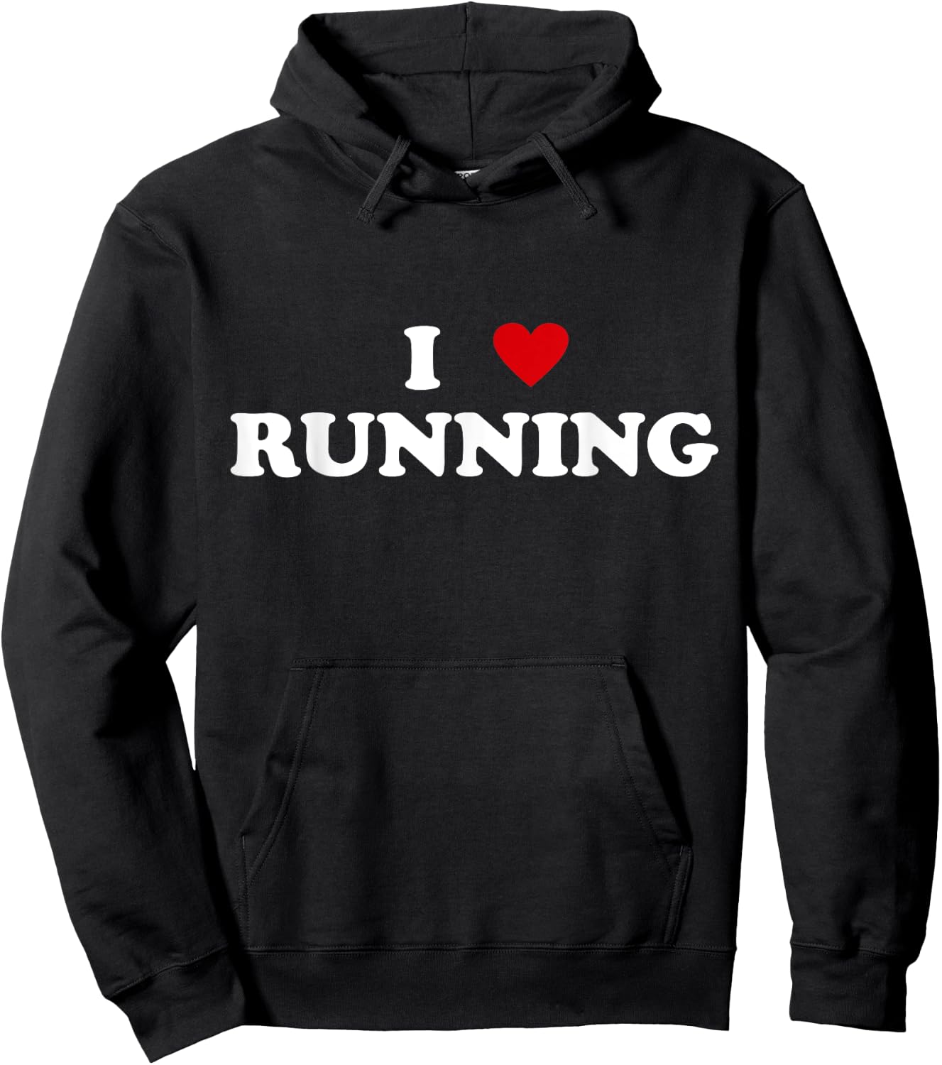 I Heart Runner - I Love Running Hoodie - Hoodie | Black