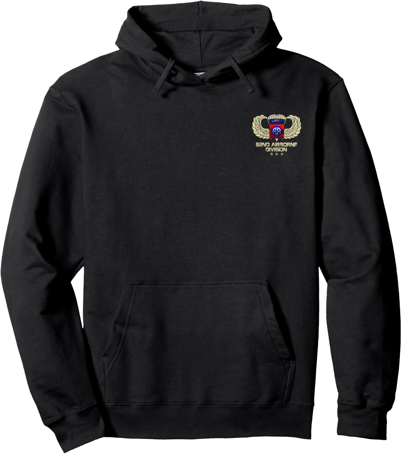 82nd Airborne Division Paratrooper , Veterans Day Gift Hoodie - Hoodie | Black