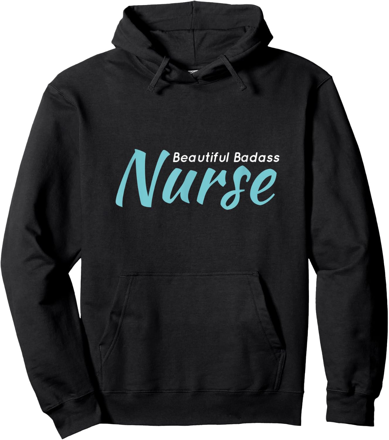 Beautiful Badass Nurse Hoodie - Hoodie | Black