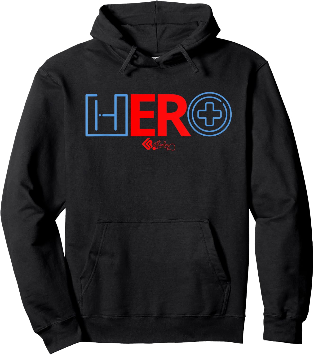 ER Heroes: Healthcare Professional Apparel for Emergency Dep Hoodie - Hoodie | Black