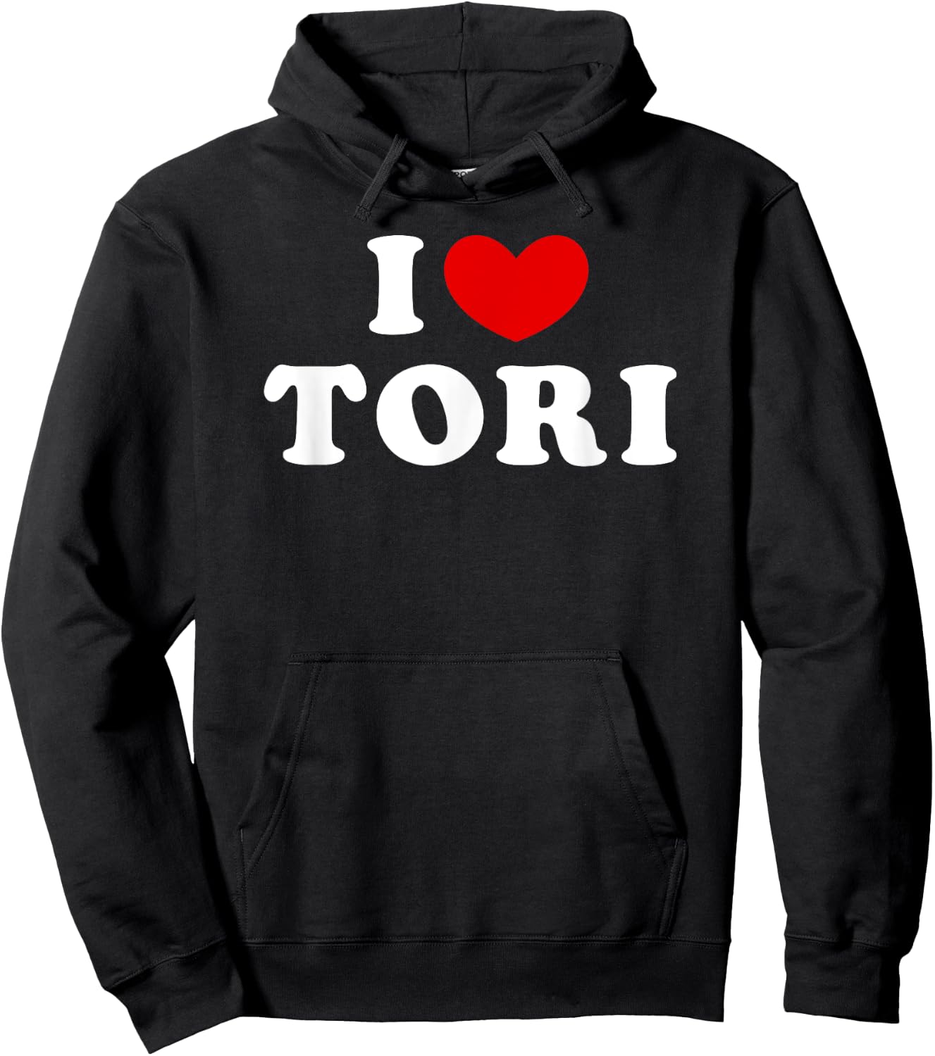 I Love Tori, I Heart Tori Hoodie - Hoodie | Black