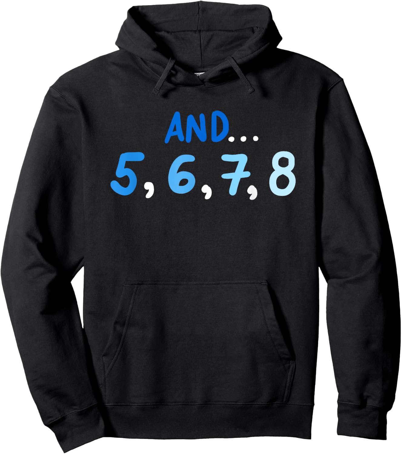 Cute And 5678 Dancing Count Dance Teacher Hoodie - Hoodie | Black